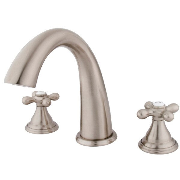 Roman Tub Faucet, Brushed Nickel, Deck Mount