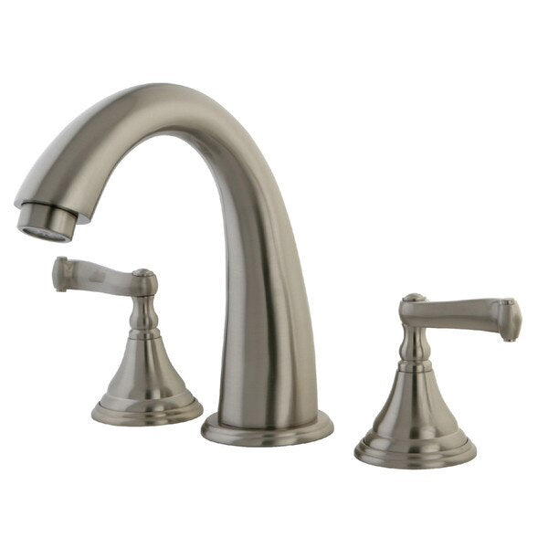 Roman Tub Faucet, Brushed Nickel, Deck Mount