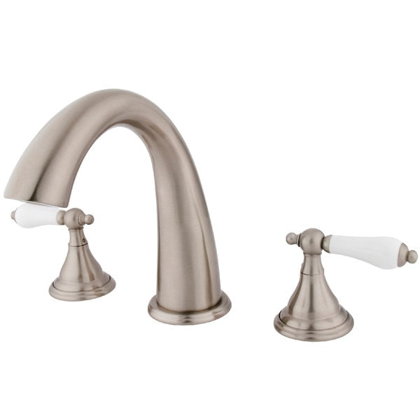 Roman Tub Faucet, Brushed Nickel, Deck Mount