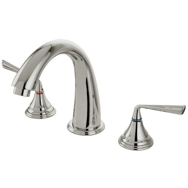 Roman Tub Faucet, Brushed Nickel, Deck Mount