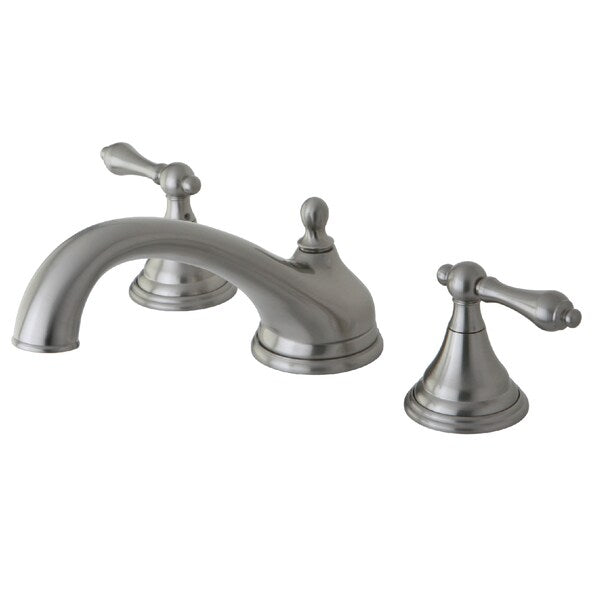 Roman Tub Faucet, Brushed Nickel, Deck Mount