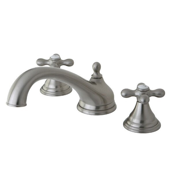 Roman Tub Faucet, Brushed Nickel, Deck Mount