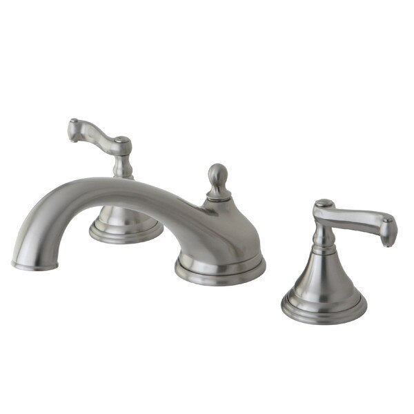 Roman Tub Faucet, Brushed Nickel, Deck Mount