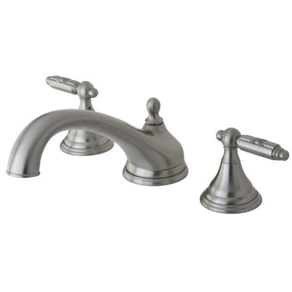 Roman Tub Faucet, Brushed Nickel, Deck Mount