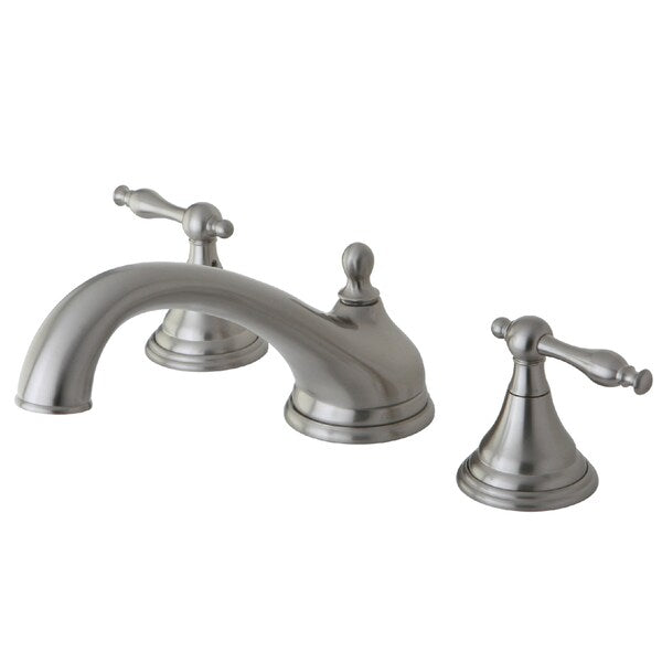 Roman Tub Faucet, Brushed Nickel, Deck Mount