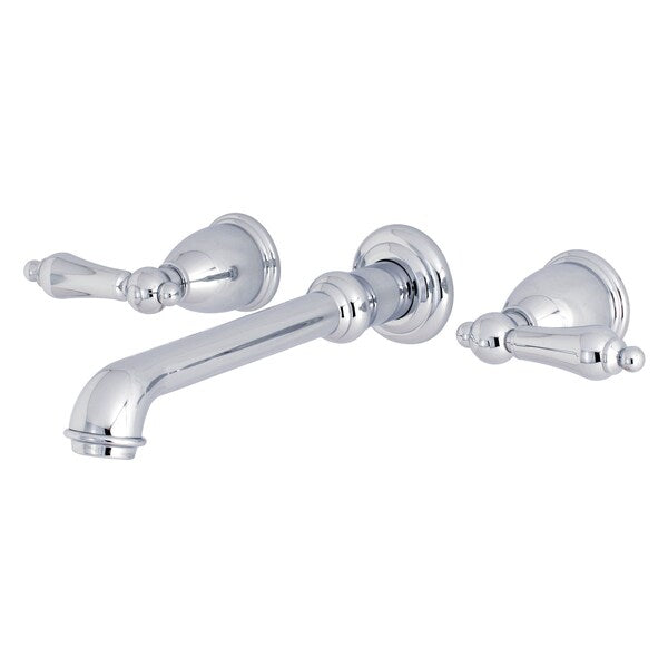 Roman Tub Faucet, Polished Chrome, Wall Mount