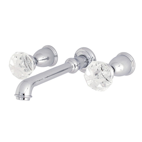 Roman Tub Faucet, Polished Chrome, Wall Mount