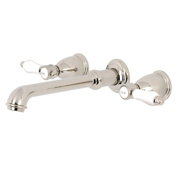 Roman Tub Faucet, Polished Nickel, Wall Mount