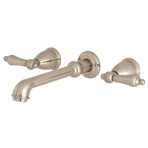 Roman Tub Faucet, Brushed Nickel, Wall Mount