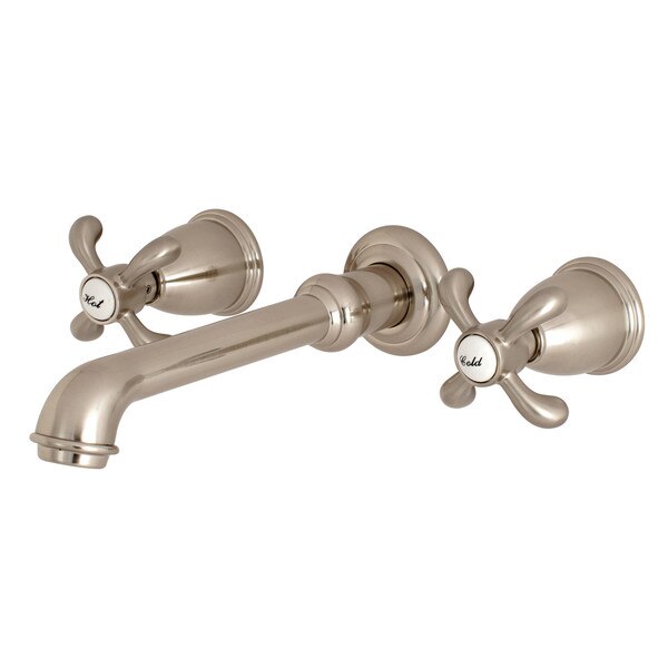 Roman Tub Faucet, Brushed Nickel, Wall Mount