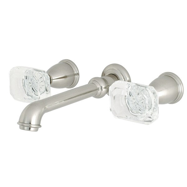 Roman Tub Faucet, Brushed Nickel, Wall Mount