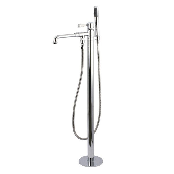 Freestanding Tub Faucet, Polished Chrome, Freestanding