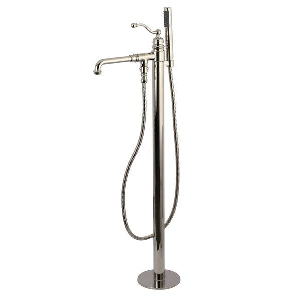 Freestanding Tub Faucet, Polished Nickel, Freestanding
