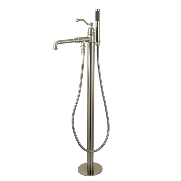 Freestanding Tub Faucet, Brushed Nickel, Freestanding