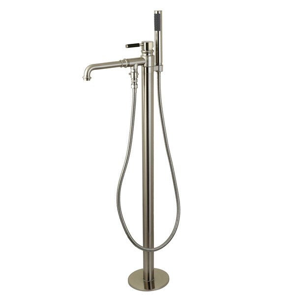 Freestanding Tub Faucet, Brushed Nickel, Freestanding