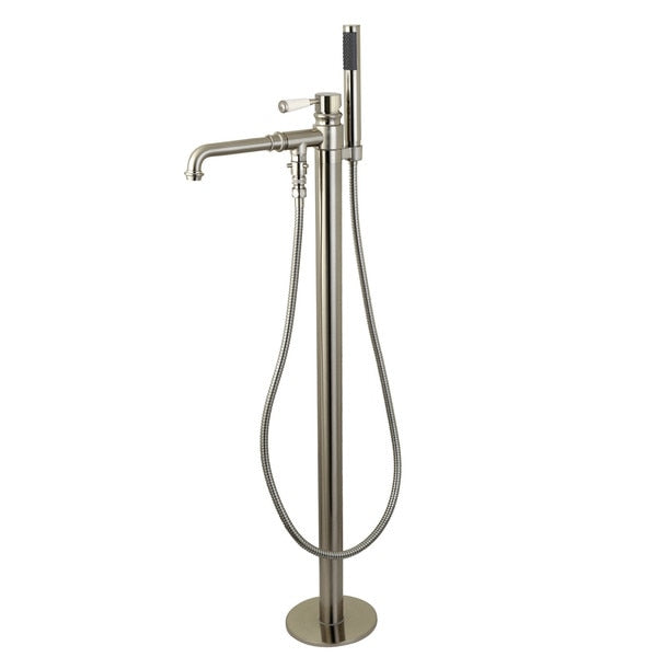 Freestanding Tub Faucet, Brushed Nickel, Freestanding