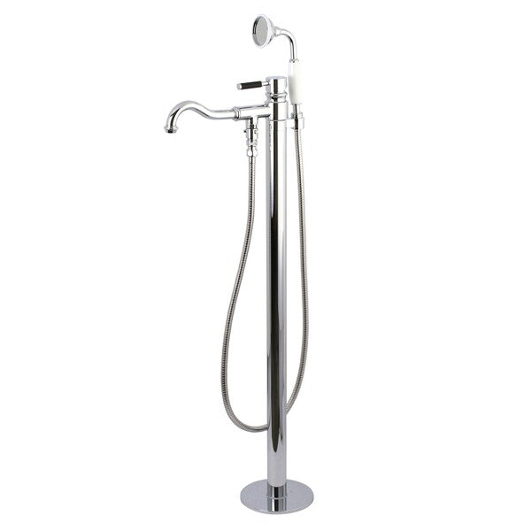 Freestanding Tub Faucet, Polished Chrome, Freestanding