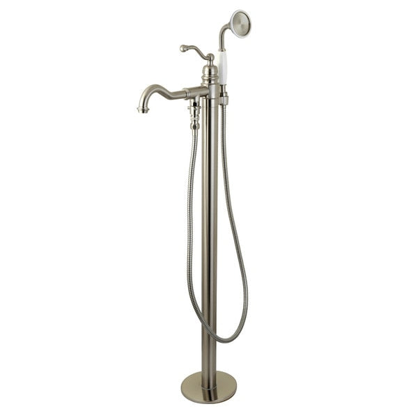 Freestanding Tub Faucet, Brushed Nickel, Freestanding
