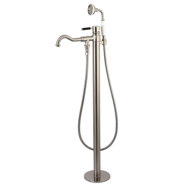Freestanding Tub Faucet, Brushed Nickel, Freestanding
