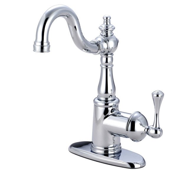 Manual, Single Hole Mount, 1, 3 Hole KS7491BL Bar Faucet, w/Cover Plate