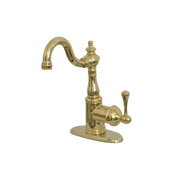 Manual, Single Hole Only Mount, 1 Hole KS7492BL Bar Faucet, w/Cover Plate