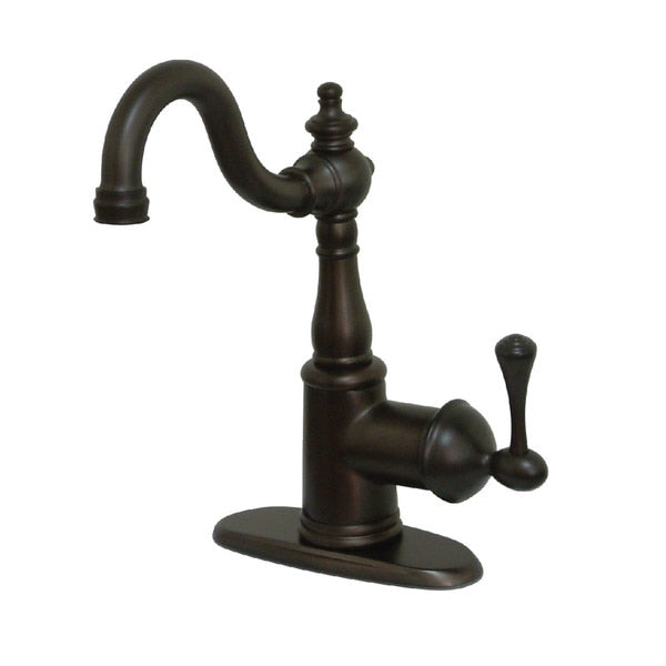 Manual, Single Hole Mount, 1, 3 Hole KS7495BL Bar Faucet, w/Cover Plate