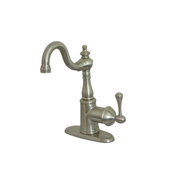 Manual, Single Hole Mount, 1, 3 Hole KS7498BL Bar Faucet, w/Cover Plate