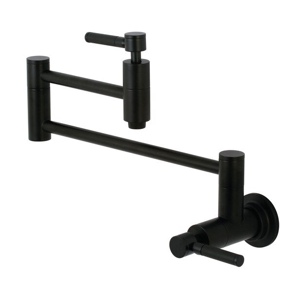 KS8100DKL Wall Mount Pot Filler Kitchen Faucet