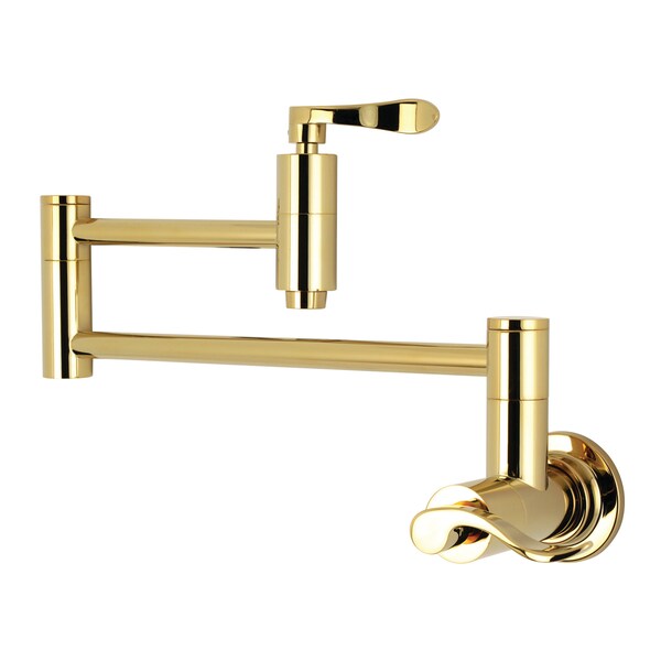 KS8102DFL Wall Mount Pot Filler Kitchen Faucet