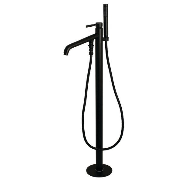 Freestanding Tub Faucet, Matte Black, Freestanding