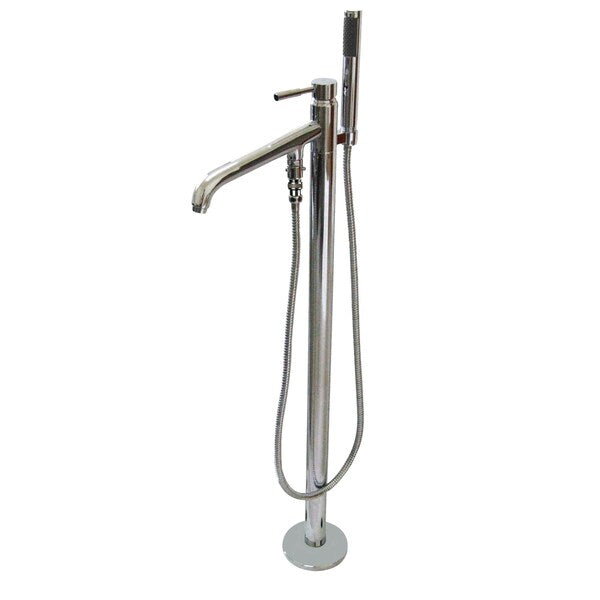 Freestanding Tub Faucet, Polished Chrome, Freestanding