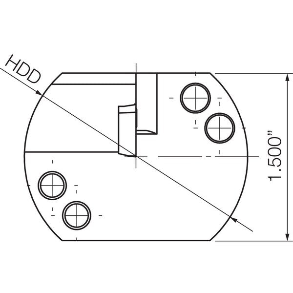 Sub-Spindle Turning Toolholder, KSTB SR32JDCET325 Sub-Spindle Turning