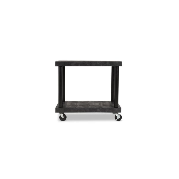 Recycled HDPE Modular-Kart, 2 Shelves, 600 lb