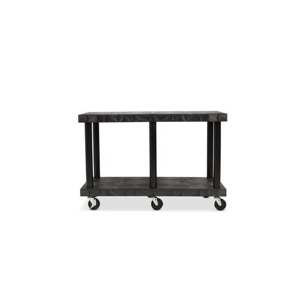 Recycled HDPE Modular-Kart, 2 Shelves, 750 lb