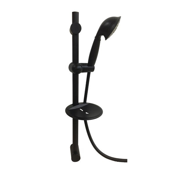 Hand Shower, Matte Black, Wall Mount