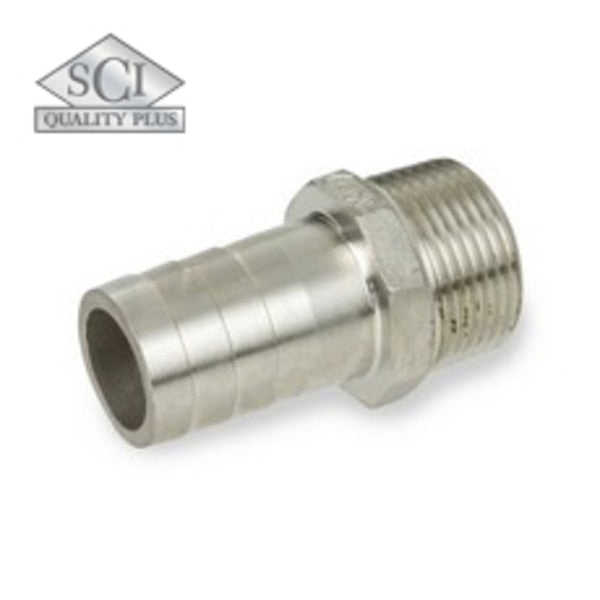 Hose X Thrd King Nipple, 316, 1