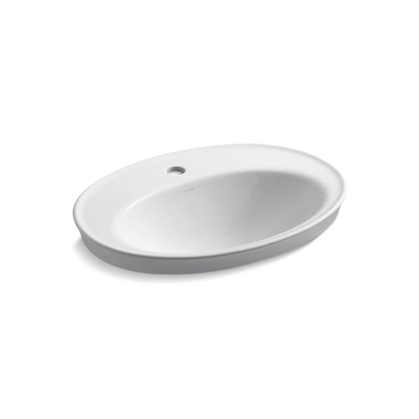 Serif Self-Rimming Lavatory With Sing