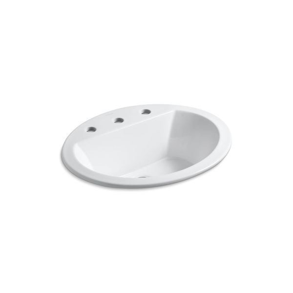 Bryant Oval Self-Rimming Lavatory Wit