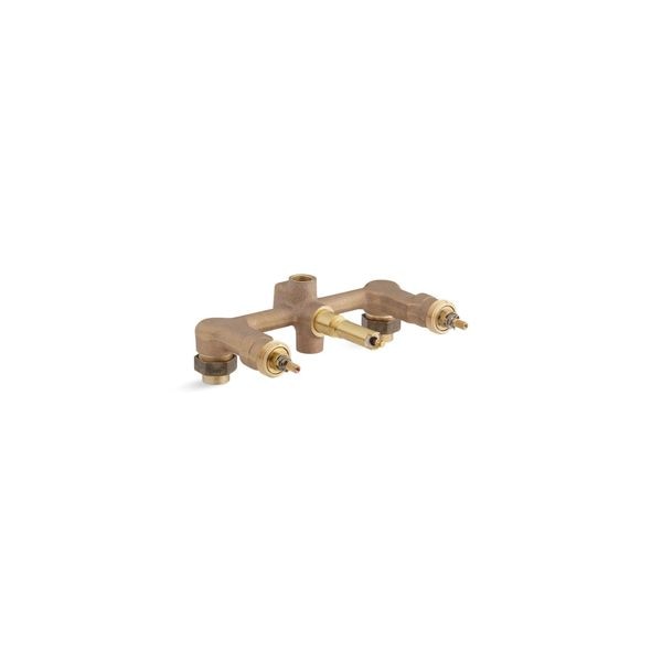 Ceramic Wall-Mount 3-Handle Valve System