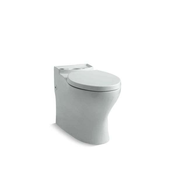 Persuade Comfort Height Elongated, Vitreous China, Grey