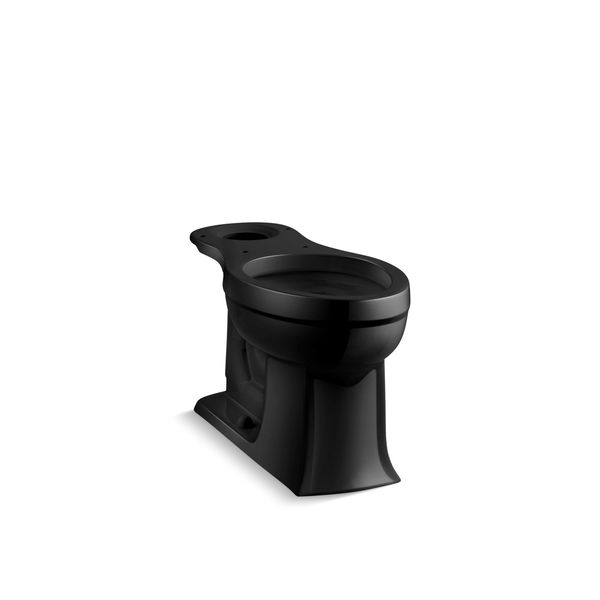 Archer Comfort Height Elongated Bo, Vitreous China, Black