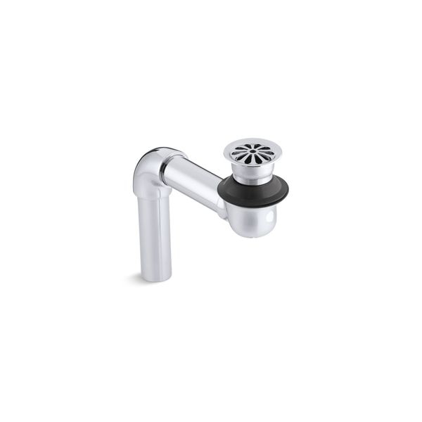 Bathroom Sink Offset Drain With Open Str