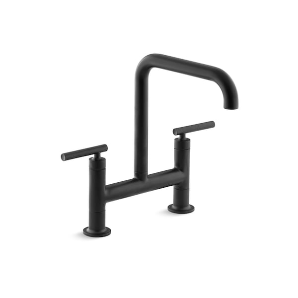Purist Deck-Mount Bridge Faucet