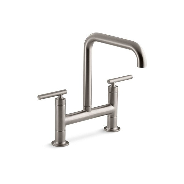 Purist Deck-Mount Bridge Faucet