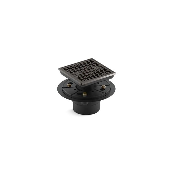 Square Design Tile-In Shower Drain