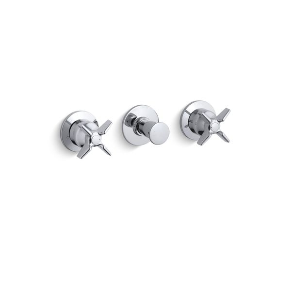 Triton Three-Handle Wall-Mount Valve