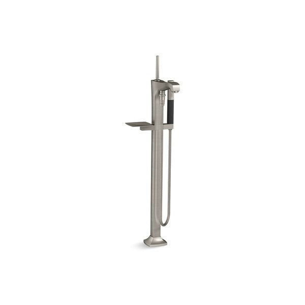 Bath Filler Trim, Vibrant Brushed Nickel, Floor