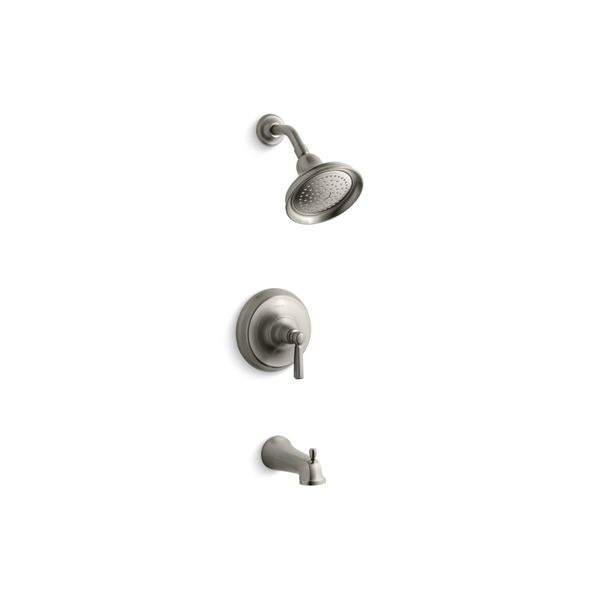 Bancroft(R) Rite-Temp(R) Bath And Shower Valve Trim With Metal Lever Handle, Npt Spout And 2.5 Gpm Showerhead