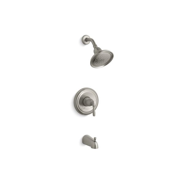 Devonshire(R) Rite-Temp(R) Bath And Shower Valve Trim With Lever Handle, Slip-Fit Spout And 2.5 Gpm Showerhead
