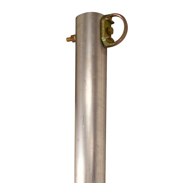 L400001 7.5 ft Aluminum End Stanchion